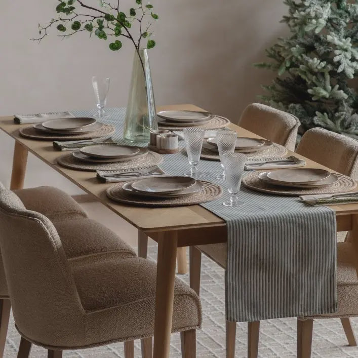 Woodland Festive  Stripe Table Runner