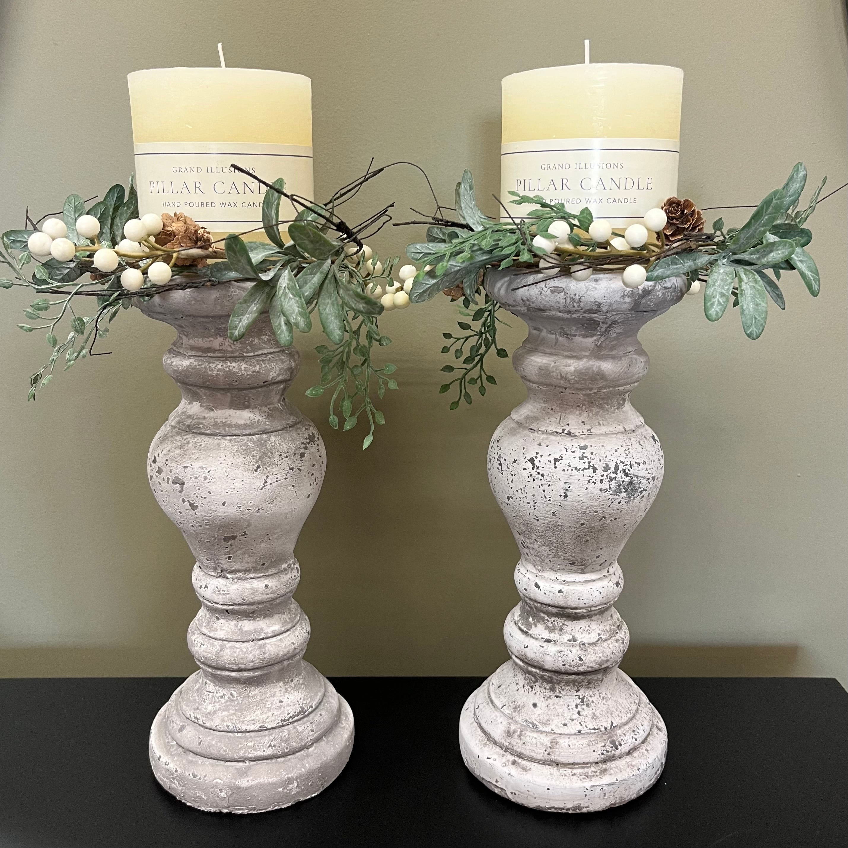 Large Bulbous Candle Holder