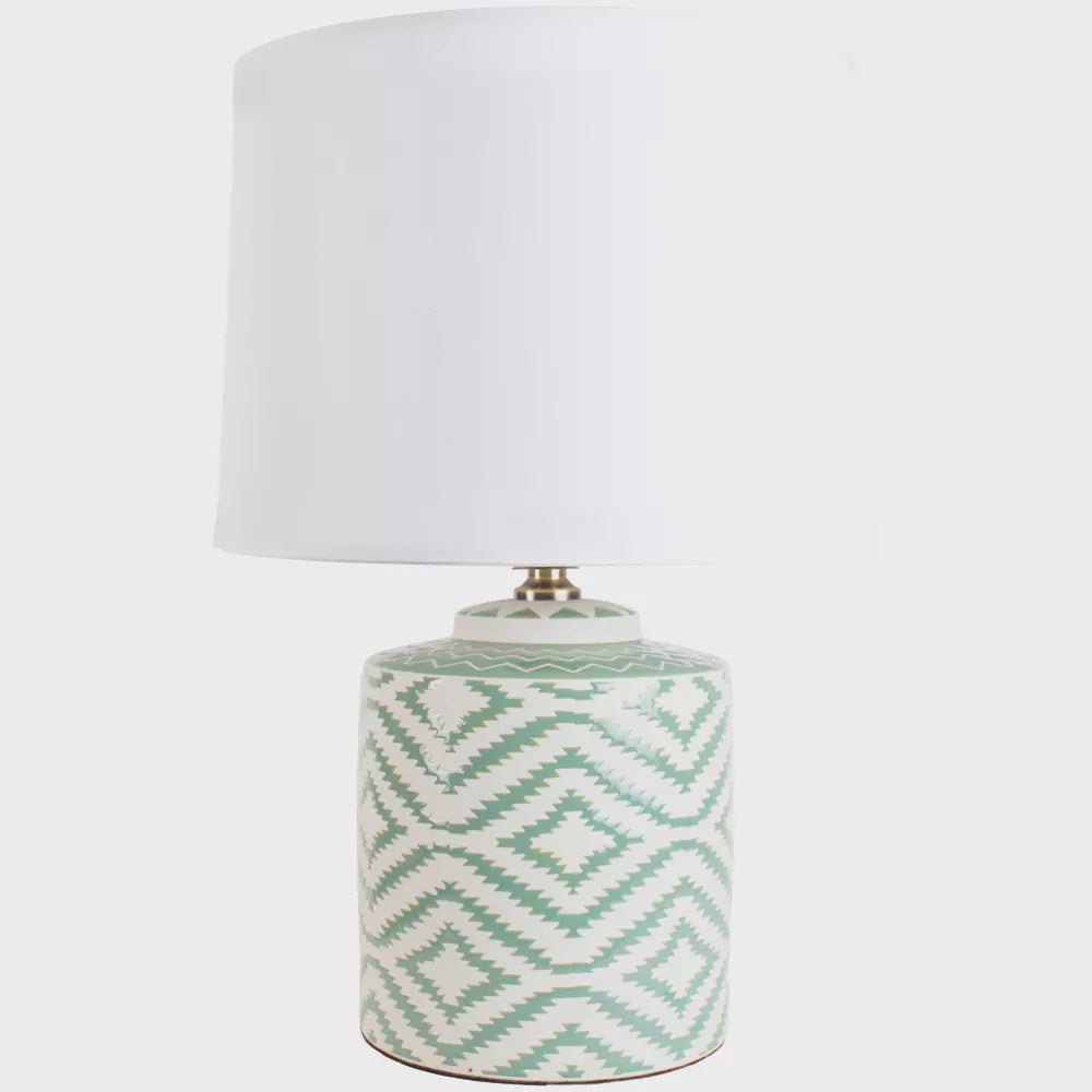 Ikat Sage Lamp