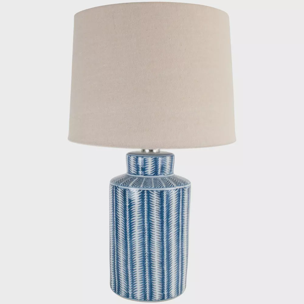 Serrato Lamp Cerulean
