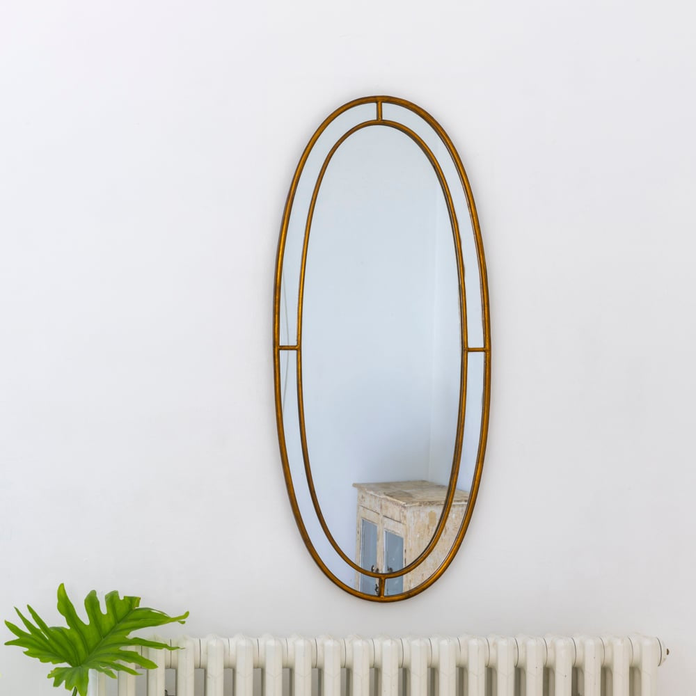 Long Oval Mirror