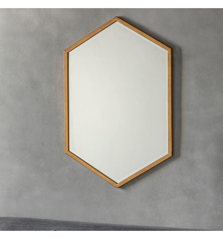 Helpston Framed Mirror Antique Gold - Hunters Interiors of Stamford