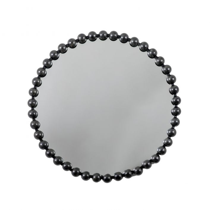 Ceretti Round Mirror Black