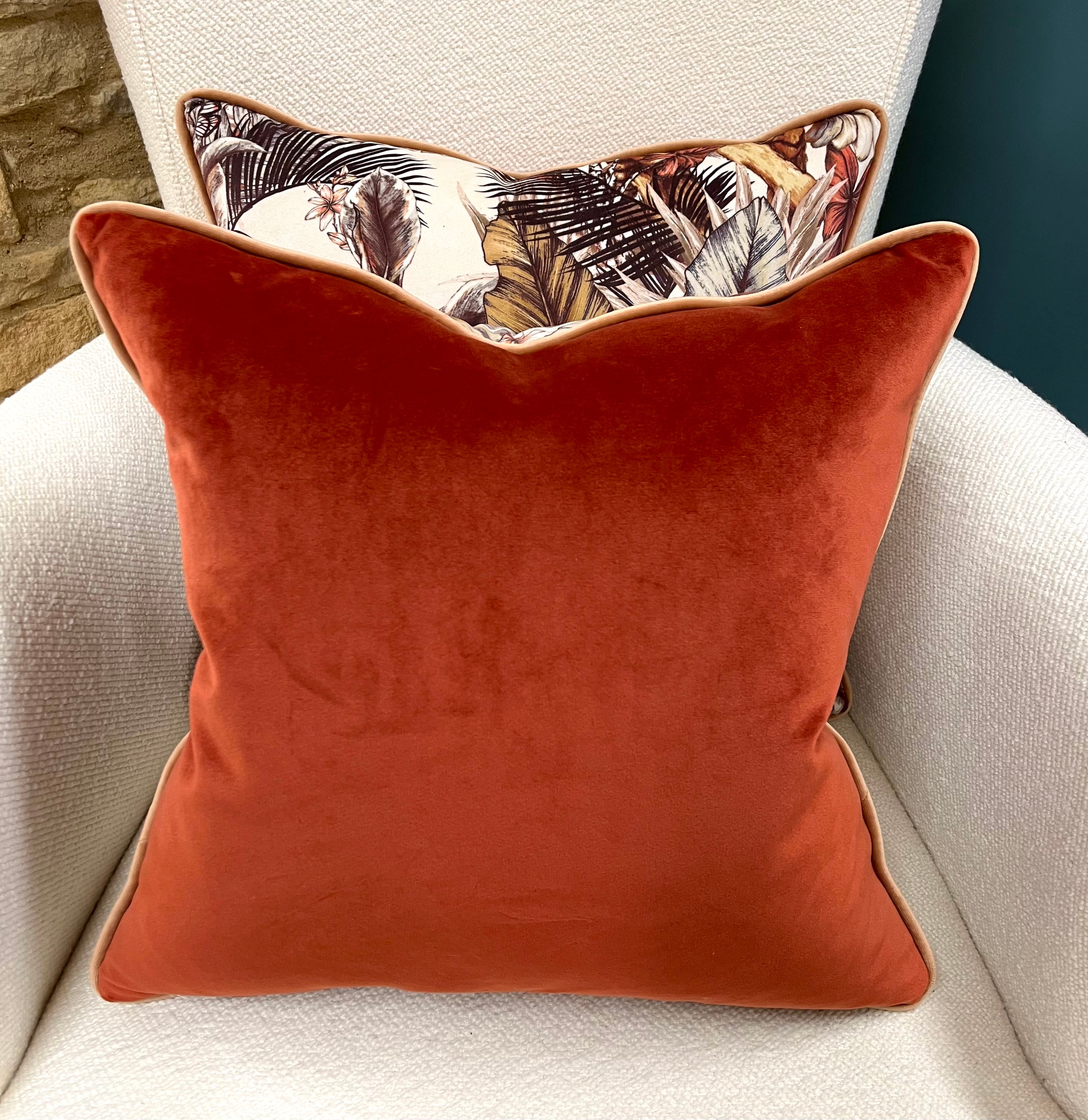 Cushion in PT Bengal Tiger Fabric
