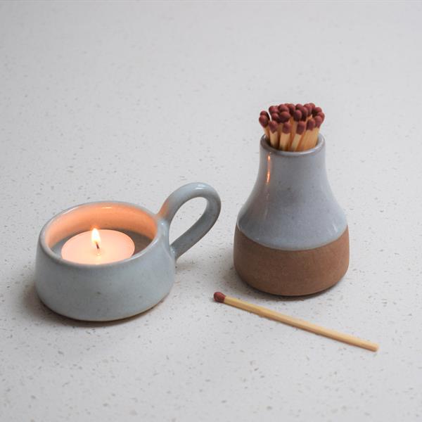 Milk Bottle Match Striker - Eggshell